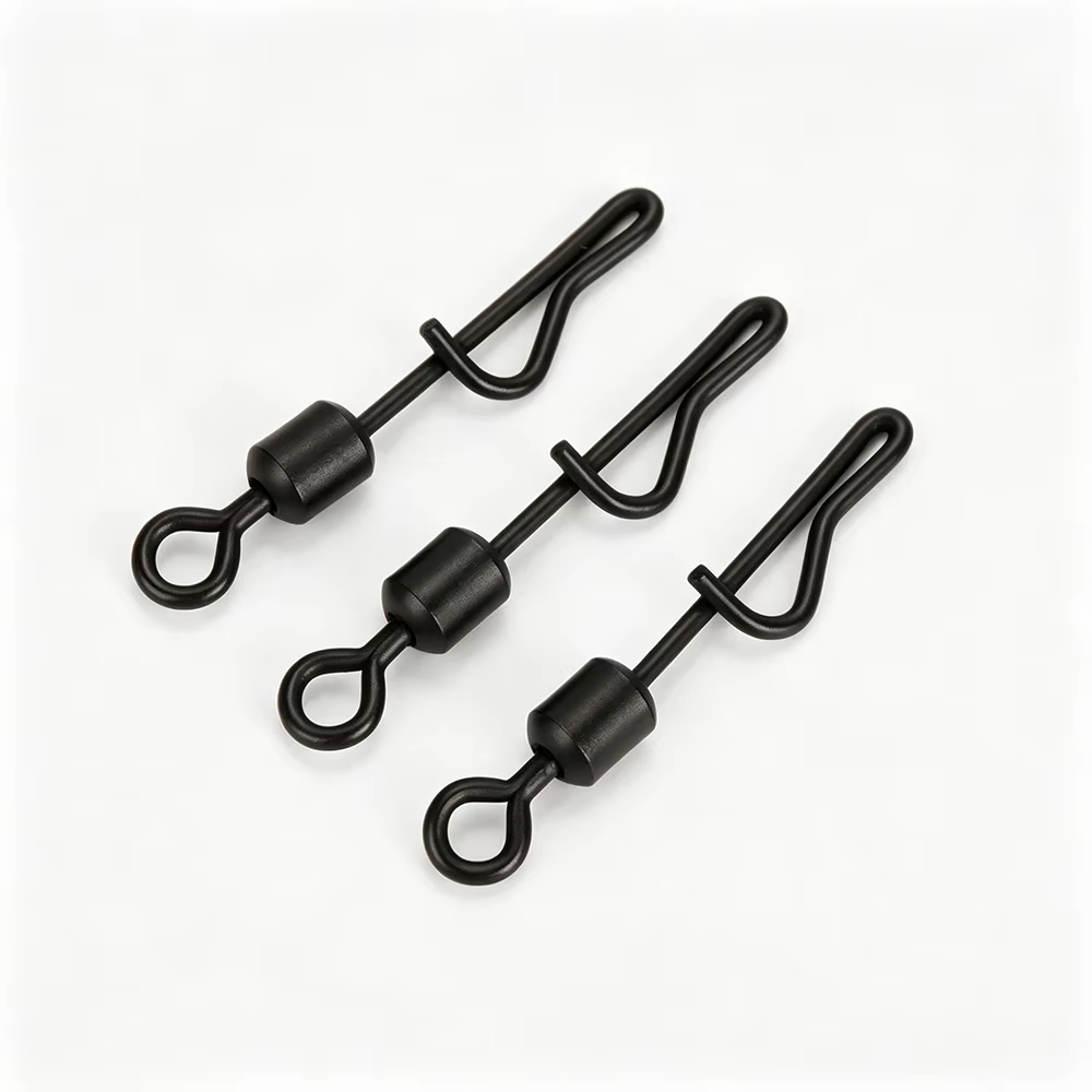 Conector de acero inoxidable para pesca de carpa