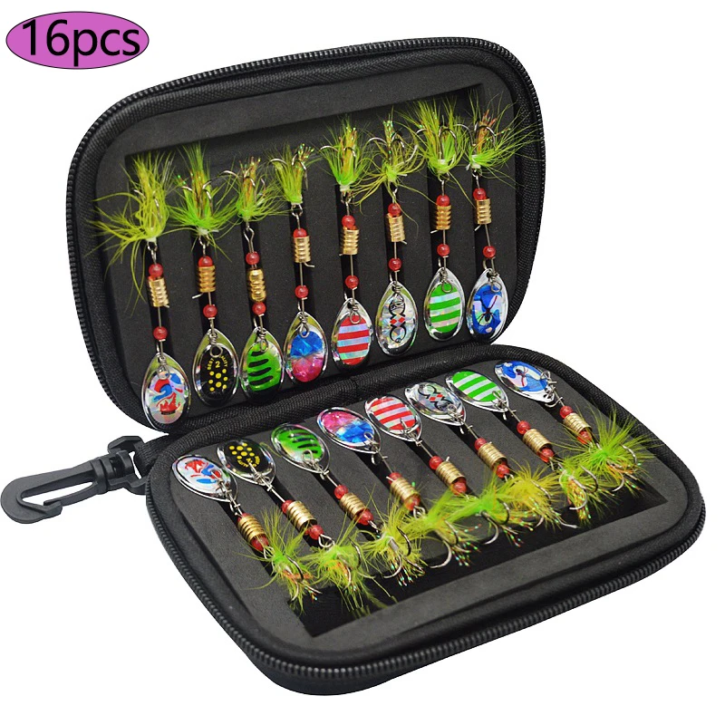 Spinnerbait Artificial – Señuelo giratorio para lubina, lucio y trucha