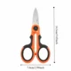 Tijeras Cortalínea inox dentadas – mango antideslizante para pesca - imagen 5