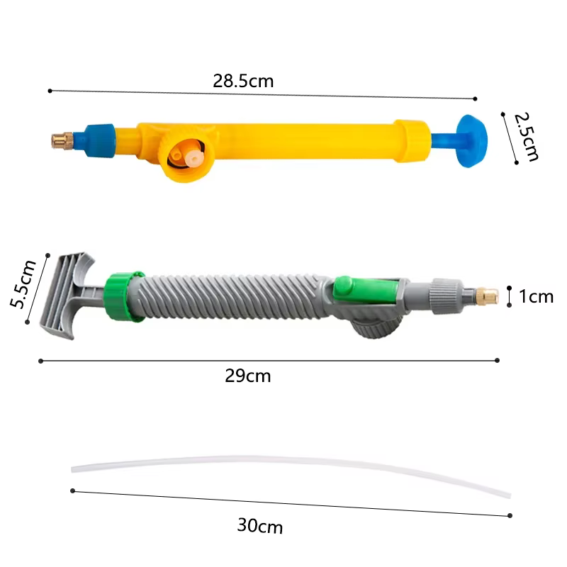 Pulverizador manual de alta presión con boquilla ajustable para pesca