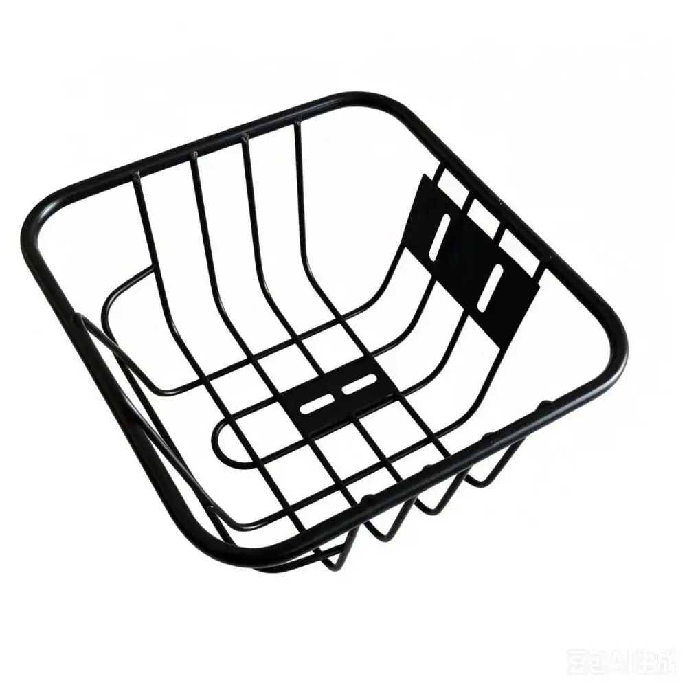 Cesta trasera ajustable de metal duradera para bicicleta de montaña - imagen 5