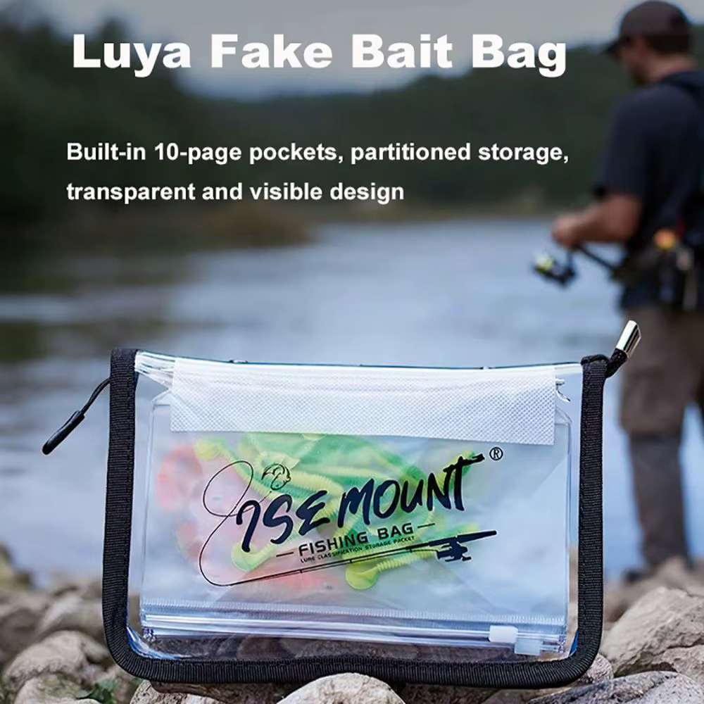 Bolsa para Cebos LUYA A6 – PVC Transparente y Compartimentada - imagen 5