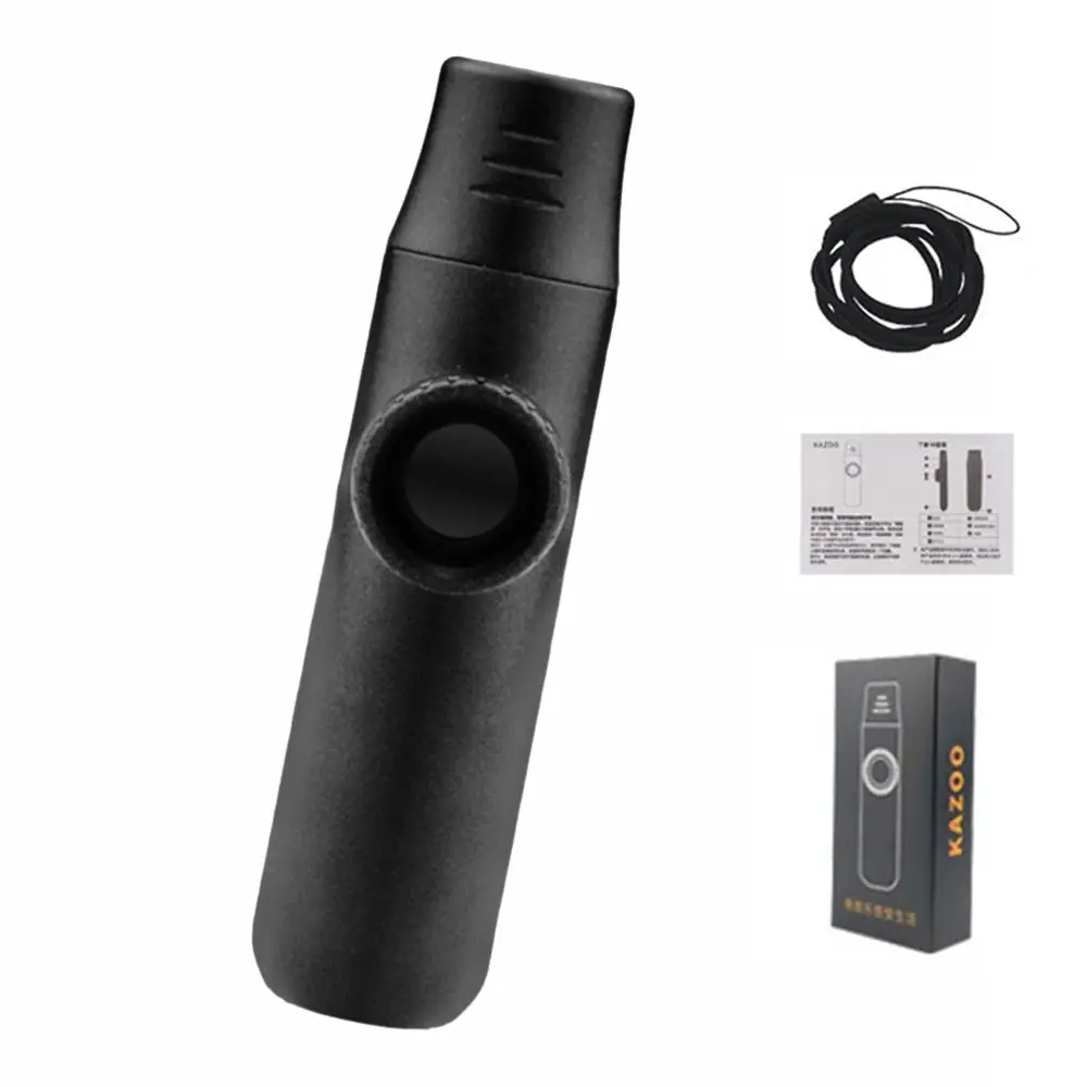 Kazoo portátil de resina con cordón fácil para niños - imagen 2