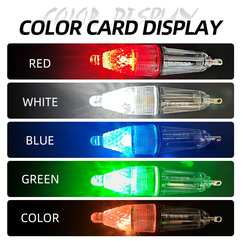 ShareShark luces LED intermitentes para pesca nocturna con pilas AA - imagen 4