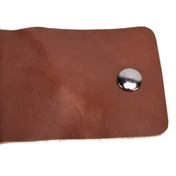 Bolsa de lona para recolección de hongos con detalles en cuero