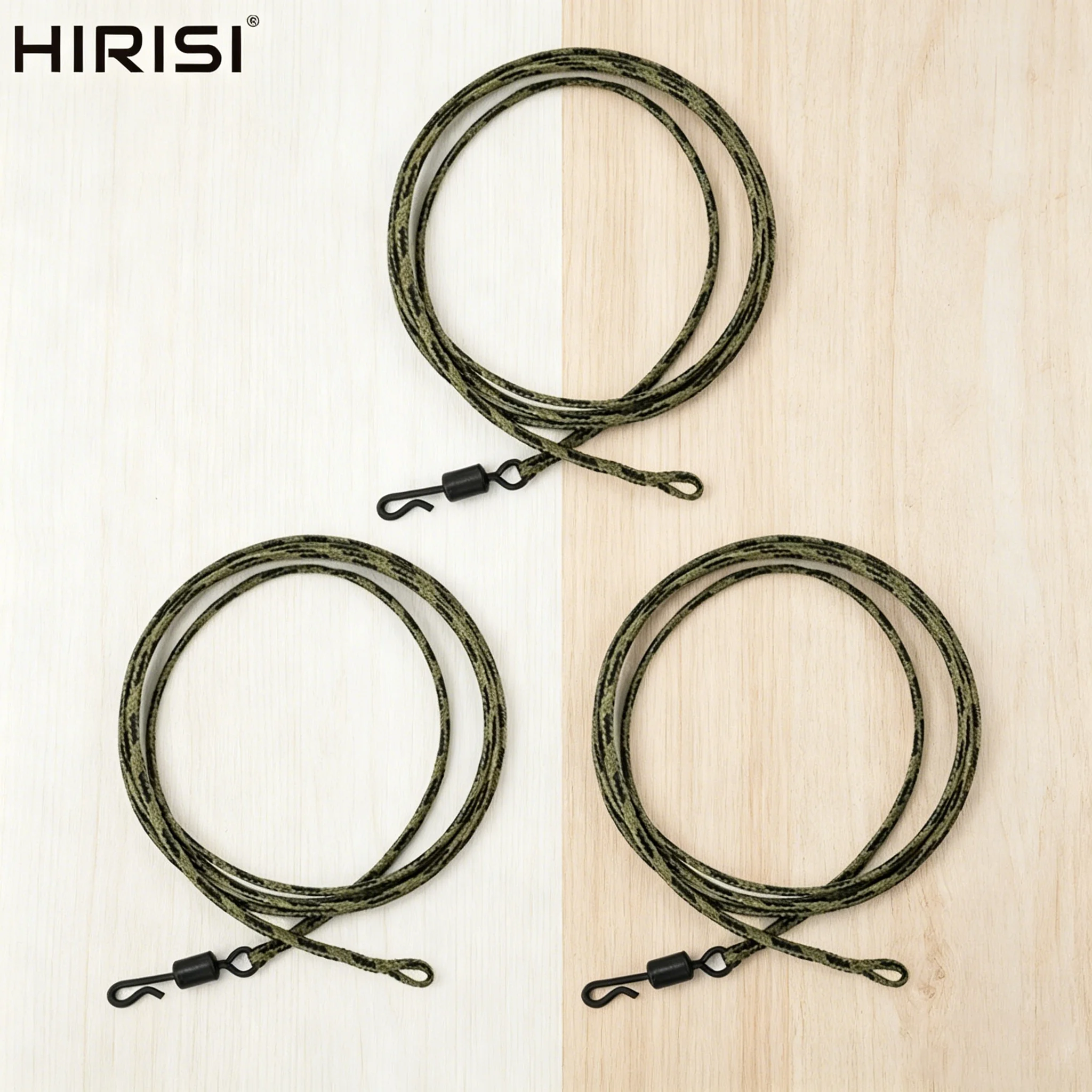 Hirisi Eslabones giratorios Leadcore rápidos para montura Helicopter - imagen 4