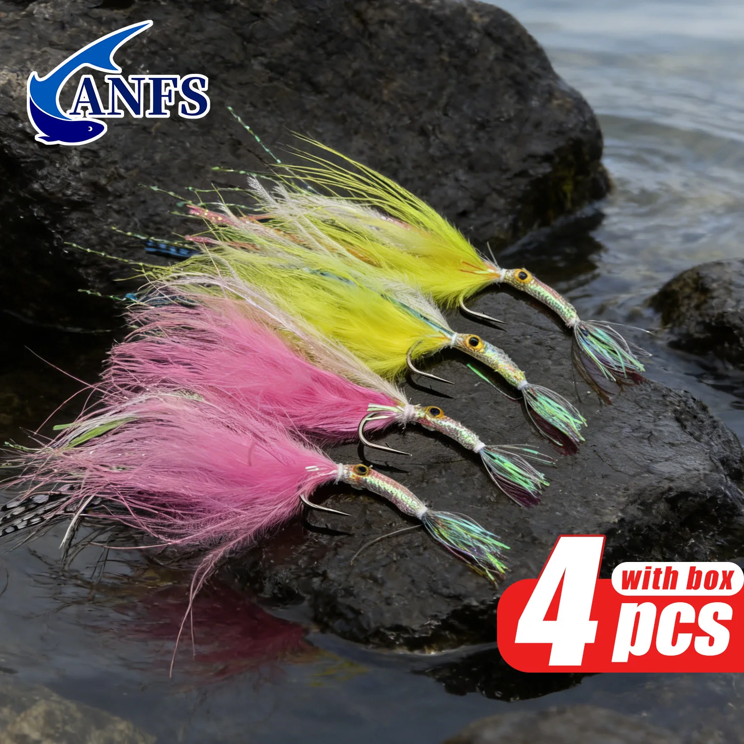 Moscas ahogadas de pesca en agua salada