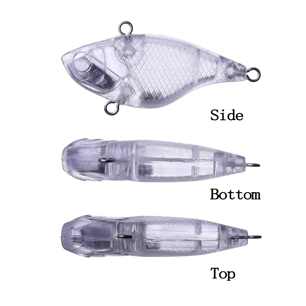 Chan'sHuang Lipless Crankbait sin pintar 40mm 4g señuelo pesca - imagen 3