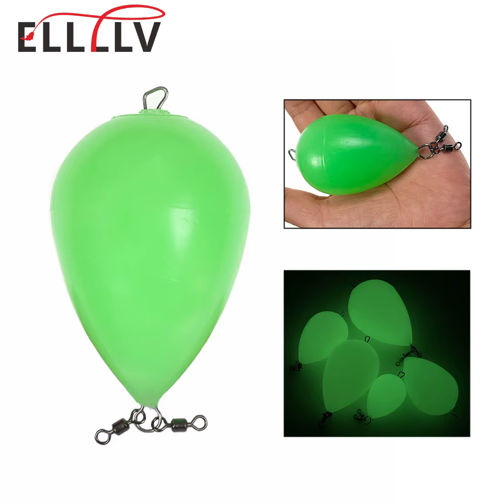 Elllv Flotador Luminoso Verde – Bobber larga distancia pesca nocturna