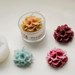 Molde Silicona Flor Hortensia para Jabón, Velas, Arcilla y Ramos
