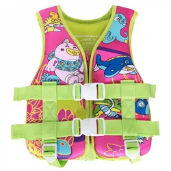 Chaleco flotante infantil estilo portátil no hinchable