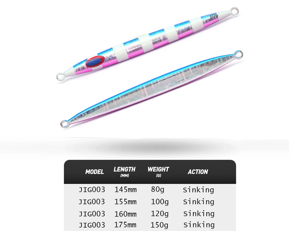 Señuelos JEKEKU metal para pesca en el océano