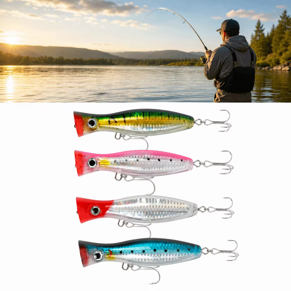 Señuelo popper de superficie de 12 cm y 43 g para mar - imagen 4