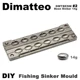 Molde de plomos tipo frijol Dimatteo DIY para pesca