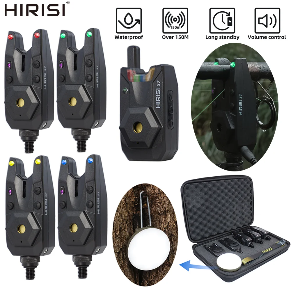 Hirisi Alarma de Pesca impermeable con indicador de picada - imagen 2