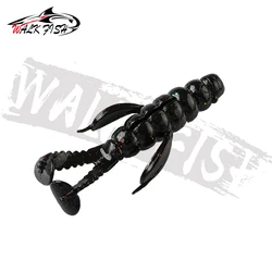 Walk Fish Señuelo blando agua dulce 5,7 cm 3 g TPR flotante cola en T