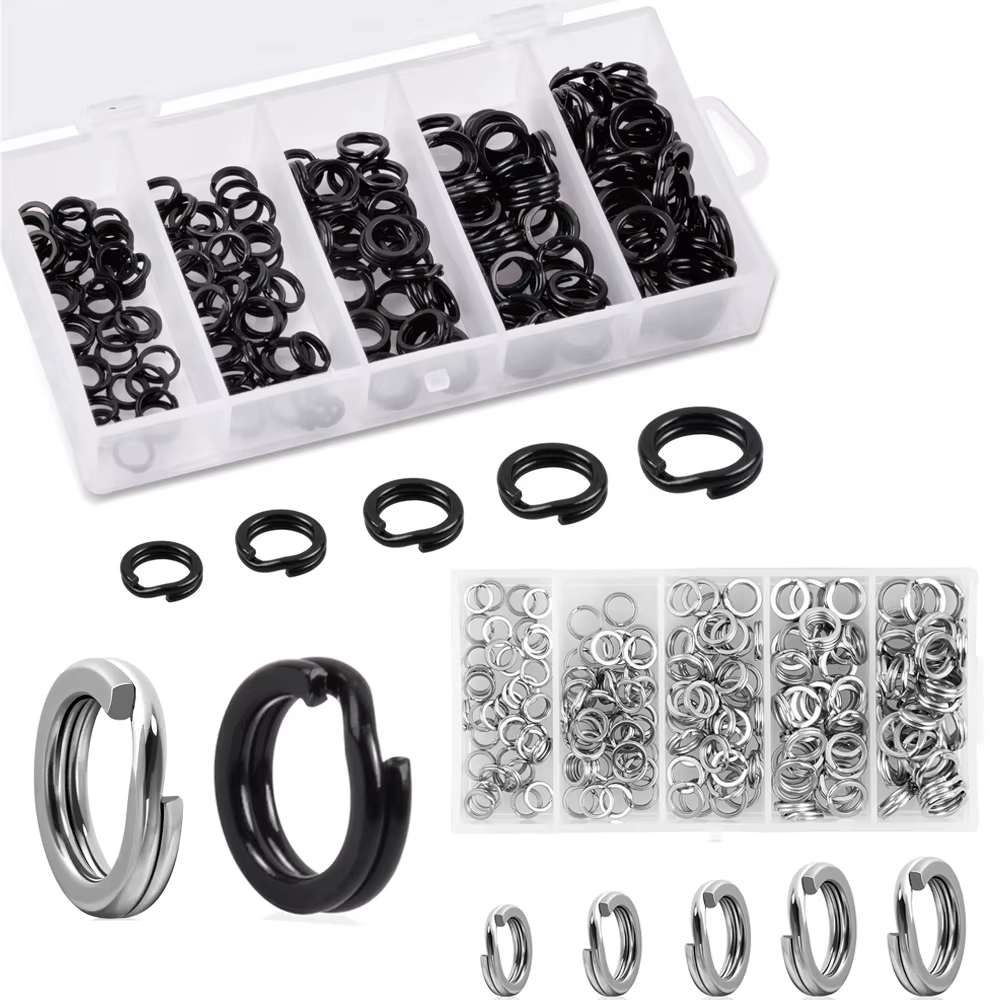 Anillos Divididos Inox para Carpa: Swivel de alta resistencia