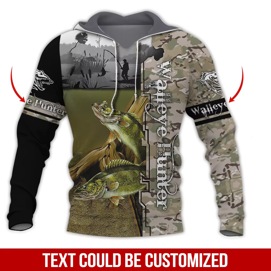 Sudadera camuflaje 3D táctica unisex para pesca y caza - imagen 4