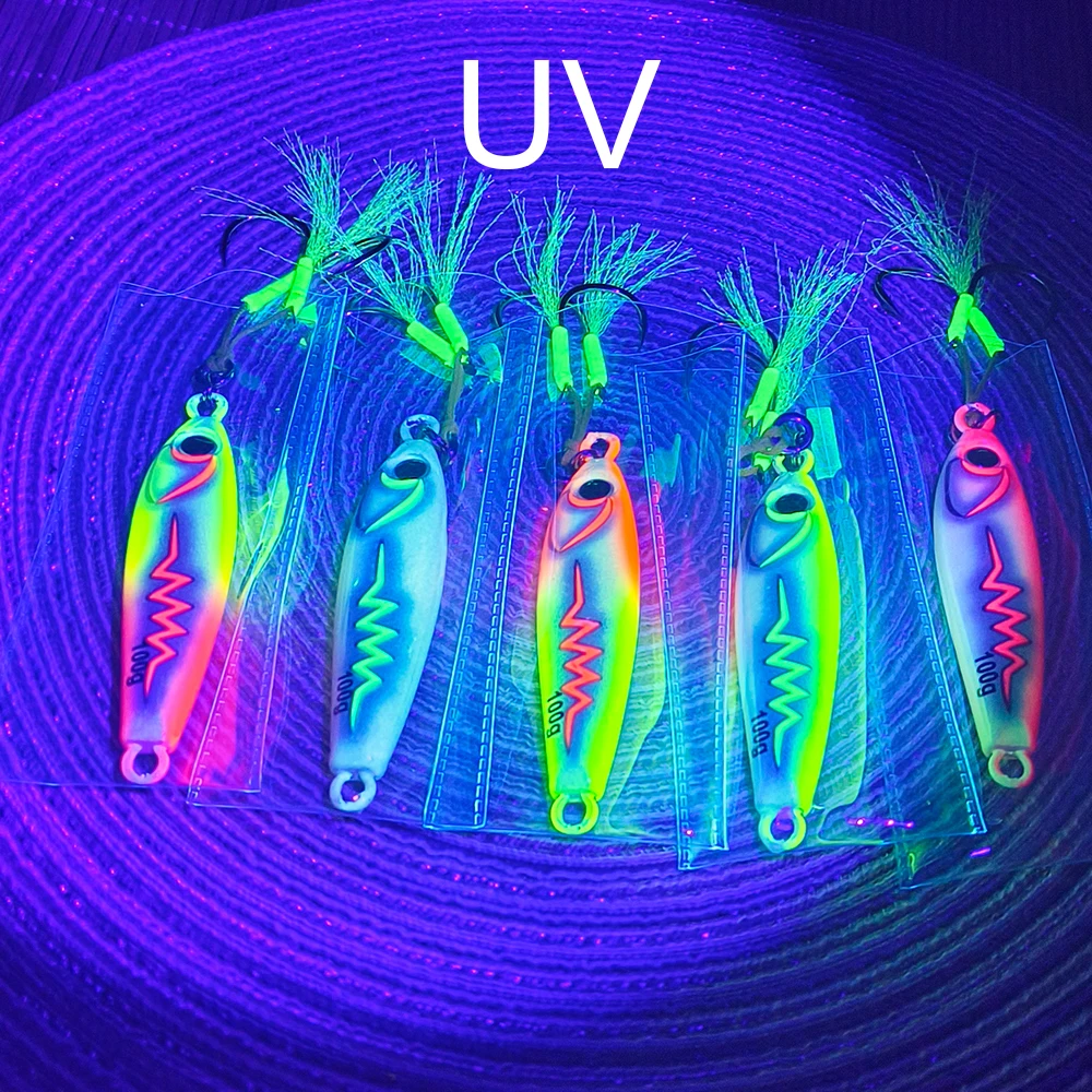 Señuelo de arrastre de hundimiento rápido TOLU luminoso láser mar - imagen 5