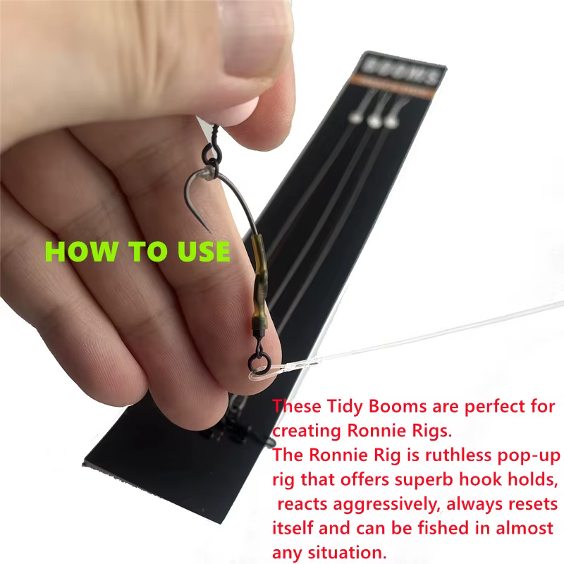 Hooklink Fluorocarbono 100% Ronnie Rig para Carpa - imagen 5