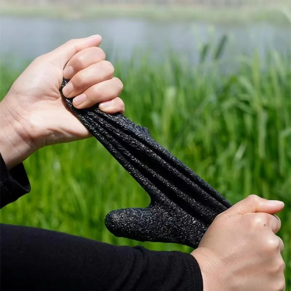 Guantes de pesca antideslizantes antipuñaladas de dedos completos - imagen 5