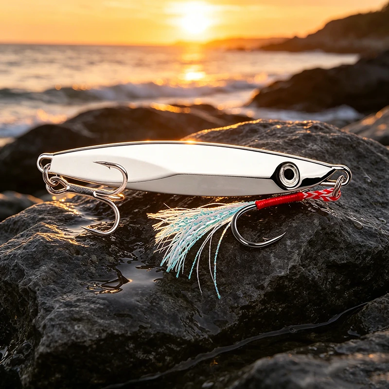 Juego de cucharas giratorias jigging de metal fundido – hundimiento - imagen 4