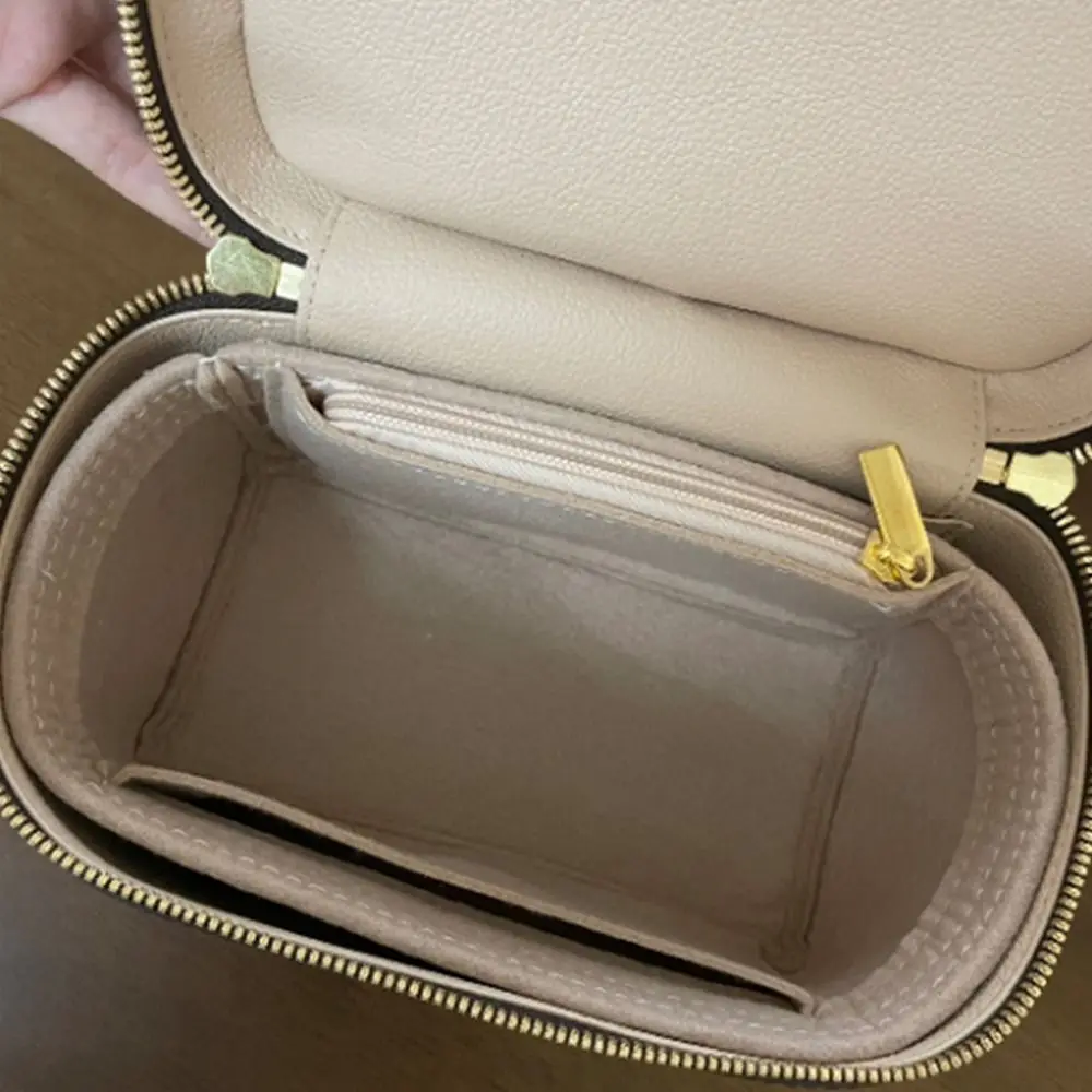 Bolsa organizadora LV Nice con forro de fieltro para Nano Mini BB - imagen 4