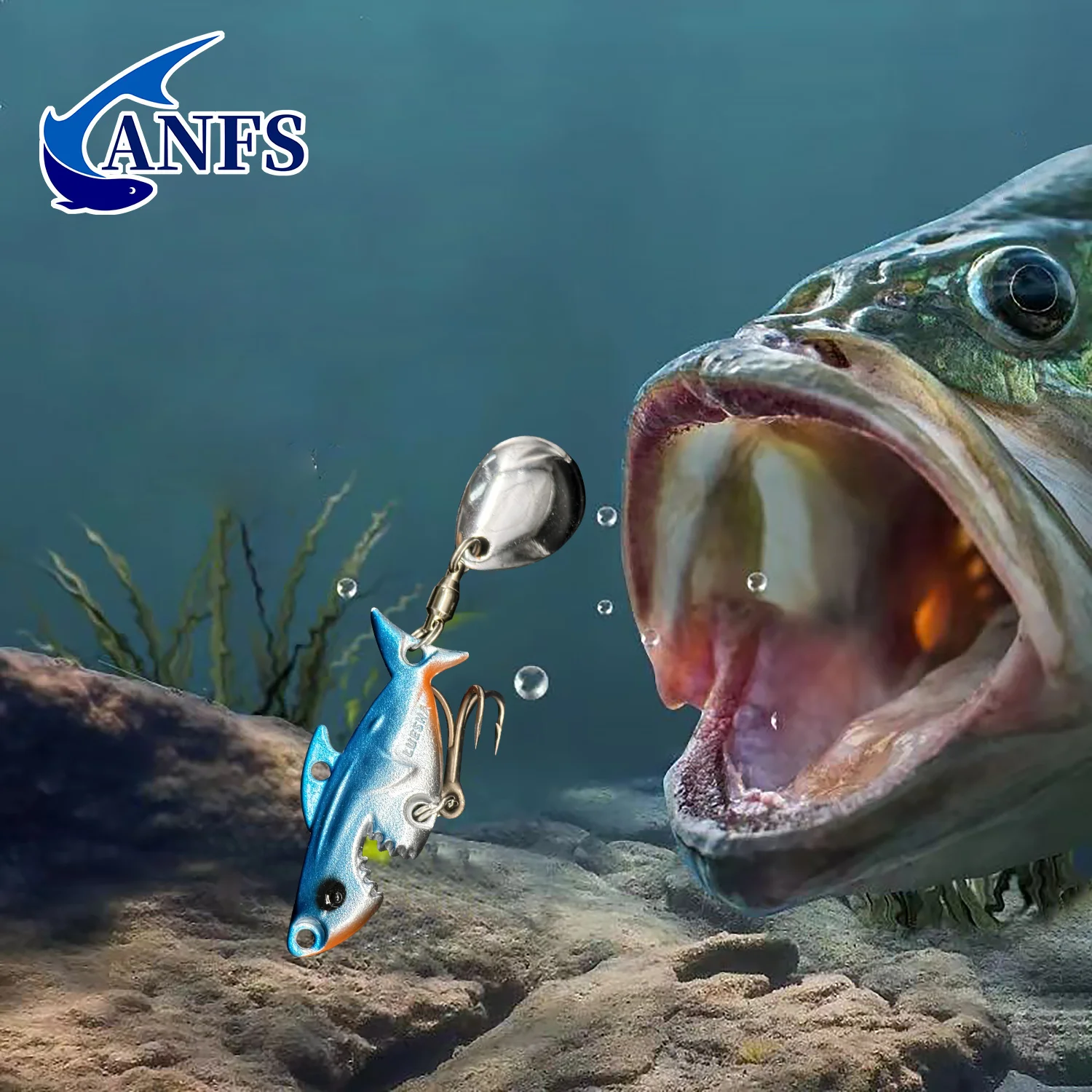 ANFS cuchara giratoria metal – Agua dulce y salada - imagen 2