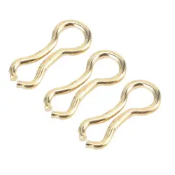Plomos para carpa de acero con bucles dorados de aleación duradera