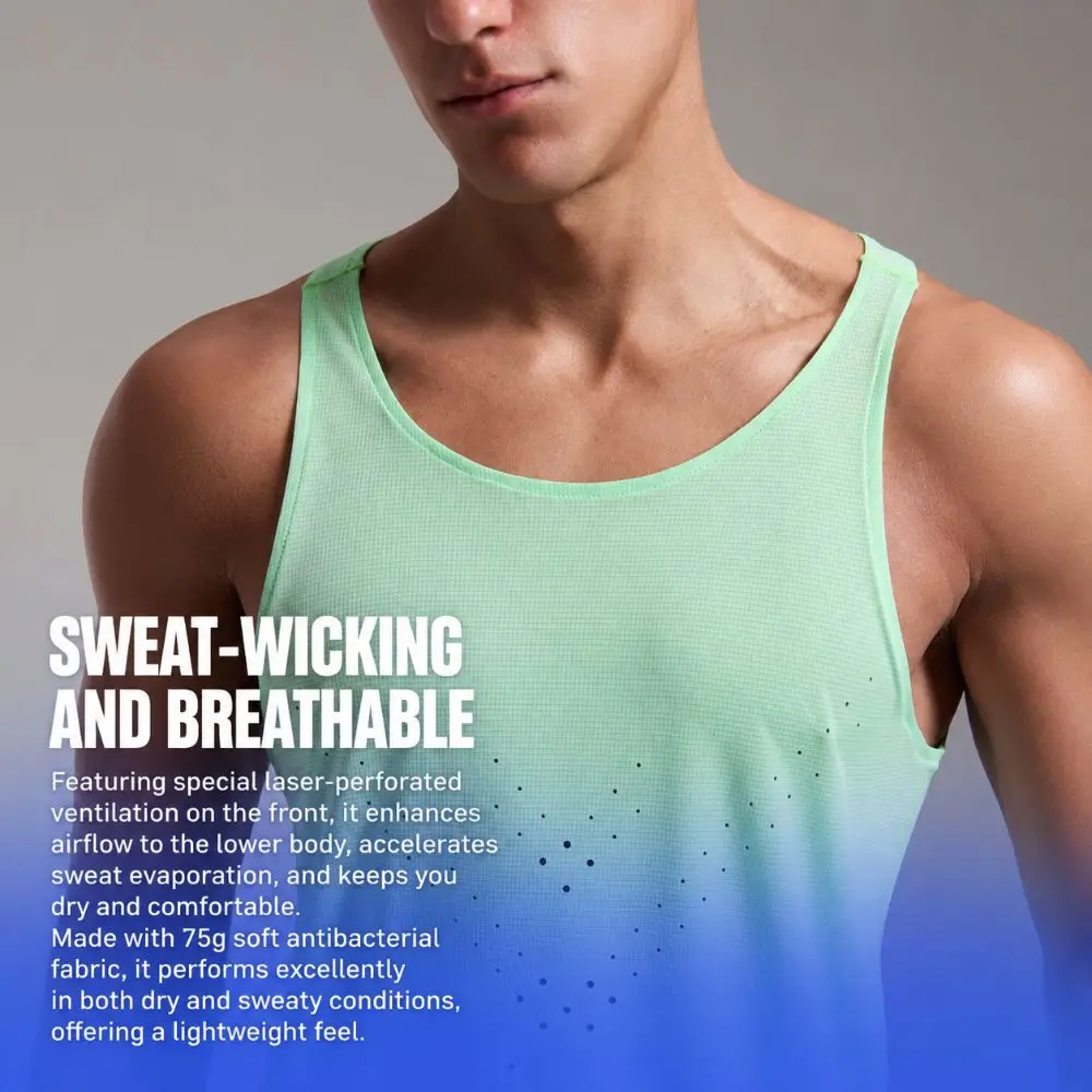 Chaleco ultraligero transpirable con orificios para correr unisex - imagen 2