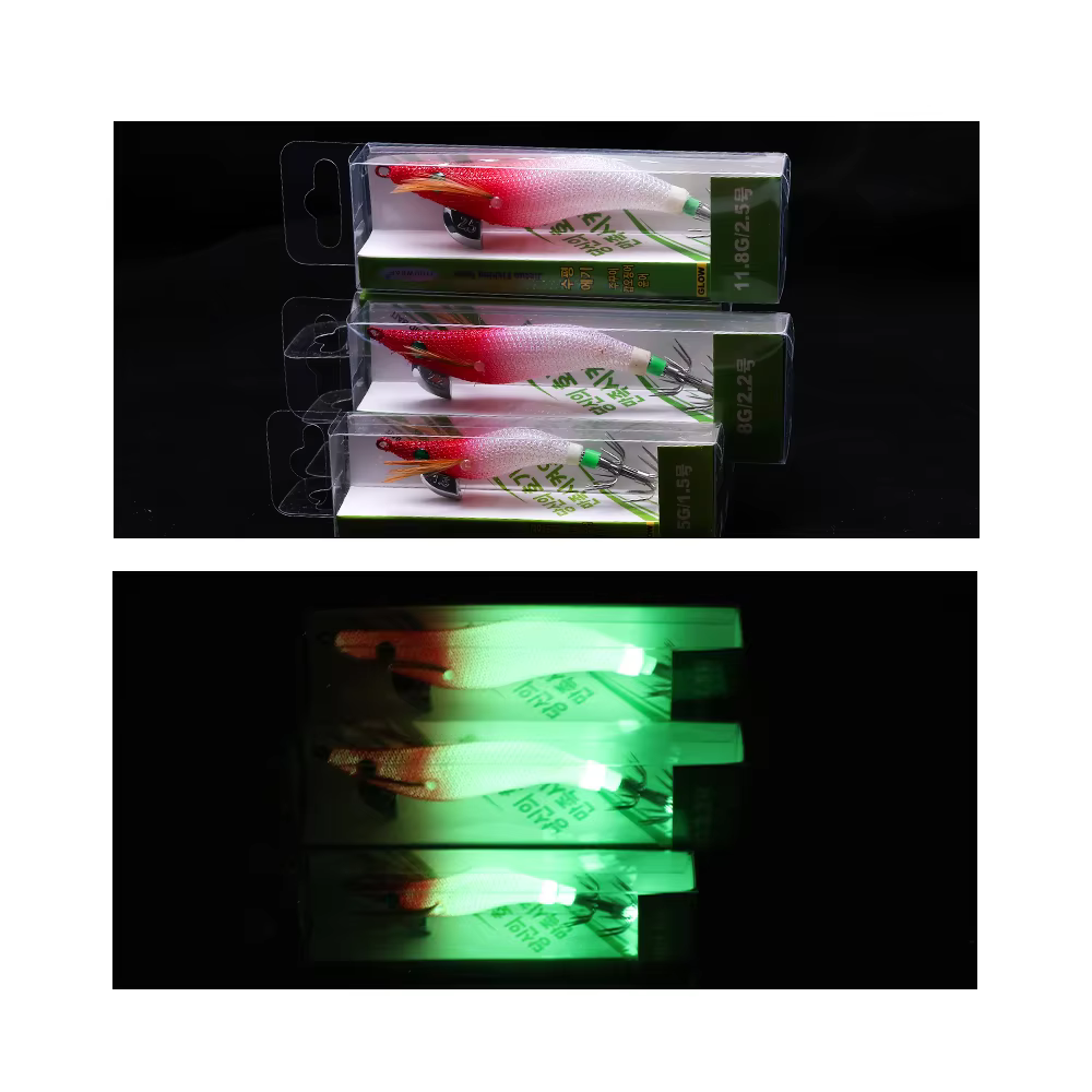 Señuelo Luminoso Nocturno Simulación Camarón para Agua Salada - imagen 3