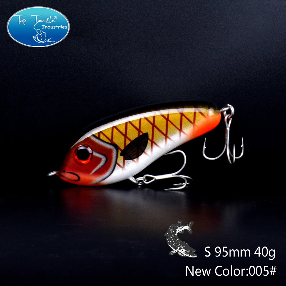 Señuelo jerkbait slow sinking para lucio Mustad Lokken - imagen 2