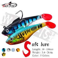 Walk Fish Swimbait de cola en T - Señuelo de pesca novedad temporada
