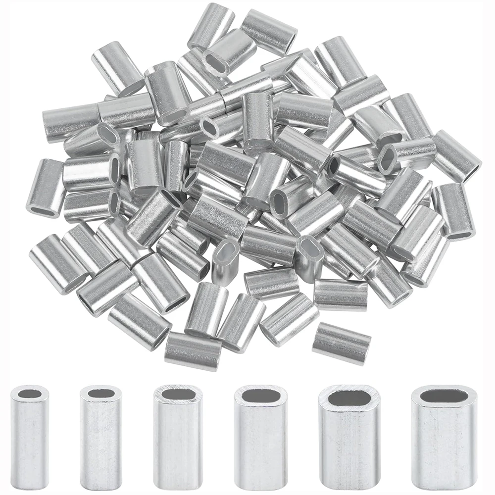 Manguitos de crimpado de aluminio para pesca-kit completo