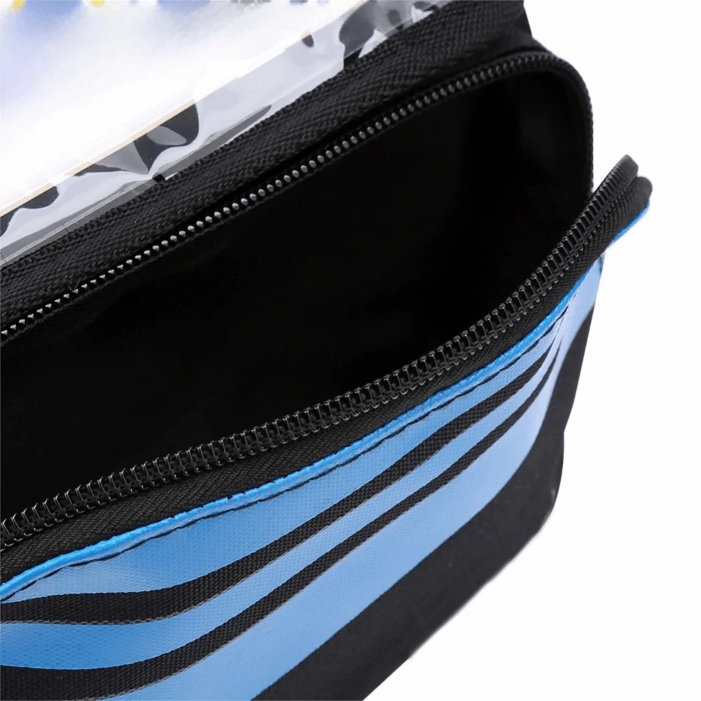 Bolsa impermeable para bici con bolsillo y cremallera, acceso rápido - imagen 3