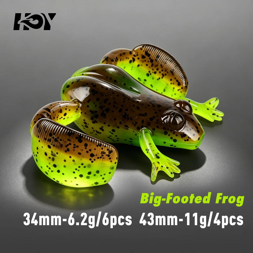 Kingdom Big Feet Kick Frog señuelo flotante swimbait para lubina - imagen 5