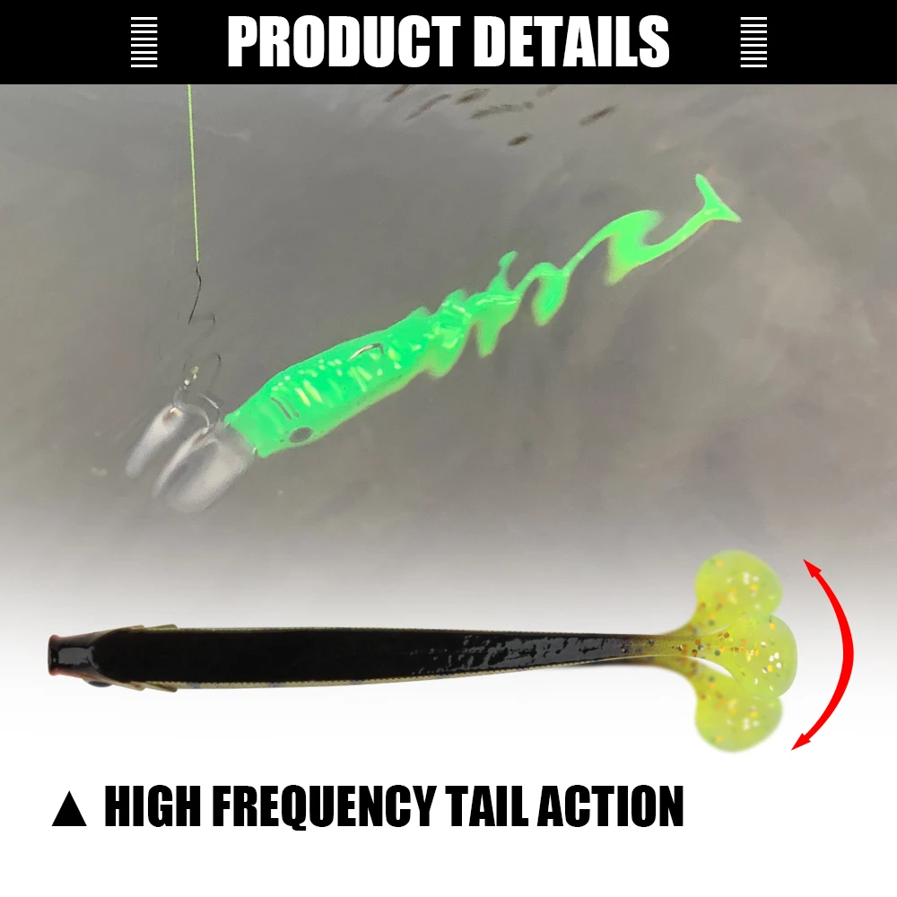 Spinpoler Shad Swimbait – Señuelo blando jig head - imagen 4