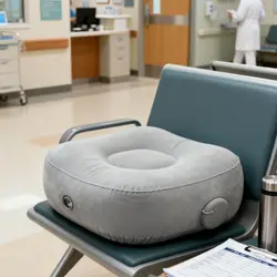 Cojín inflable para pies grueso y plegable, aumenta la altura