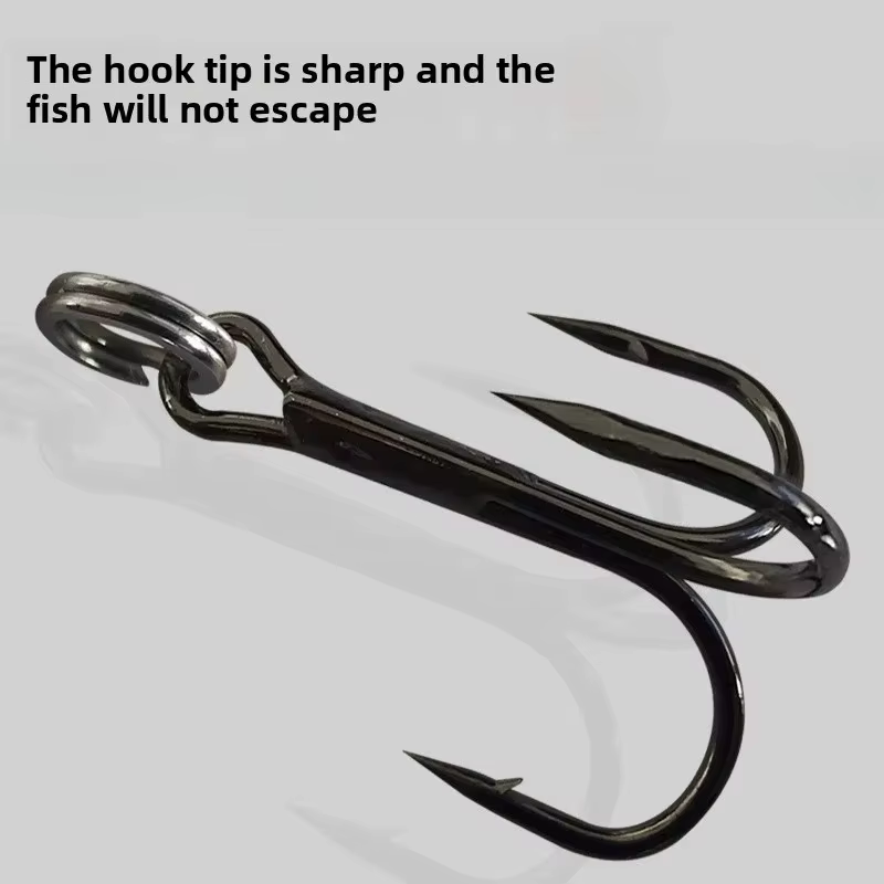 Cuchara de pesca con anzuelo triple y ojo 3D – para lubina y trucha - imagen 4