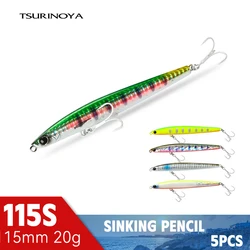 Tsurinoya Pencil Lure – 115mm 20g Señuelo hundimiento para trucha