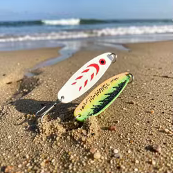Señuelo Cuchara 3D Anzuelo Triple para Lubina y Trucha