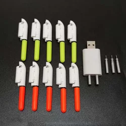 Lámpara con clip para caña de pescar D002 – LED recargable impermeable