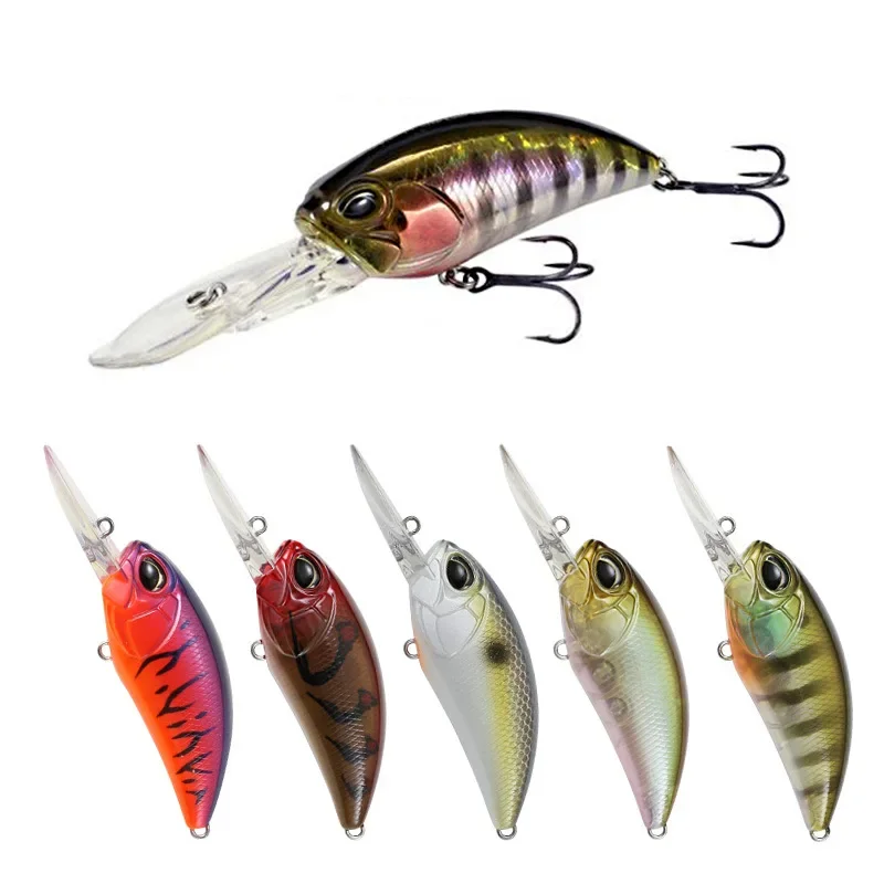 Griffon Wobbler Crankbait con sonido, flotante, para lubina y lucio - imagen 5
