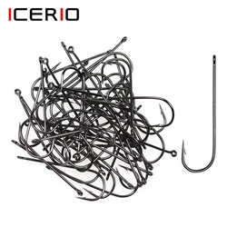 Icerio Anzuelos Aberdeen de alambre fino con púas