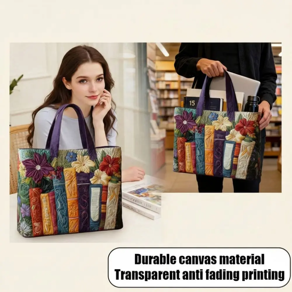 Estampado 2D del bolso tote vintage