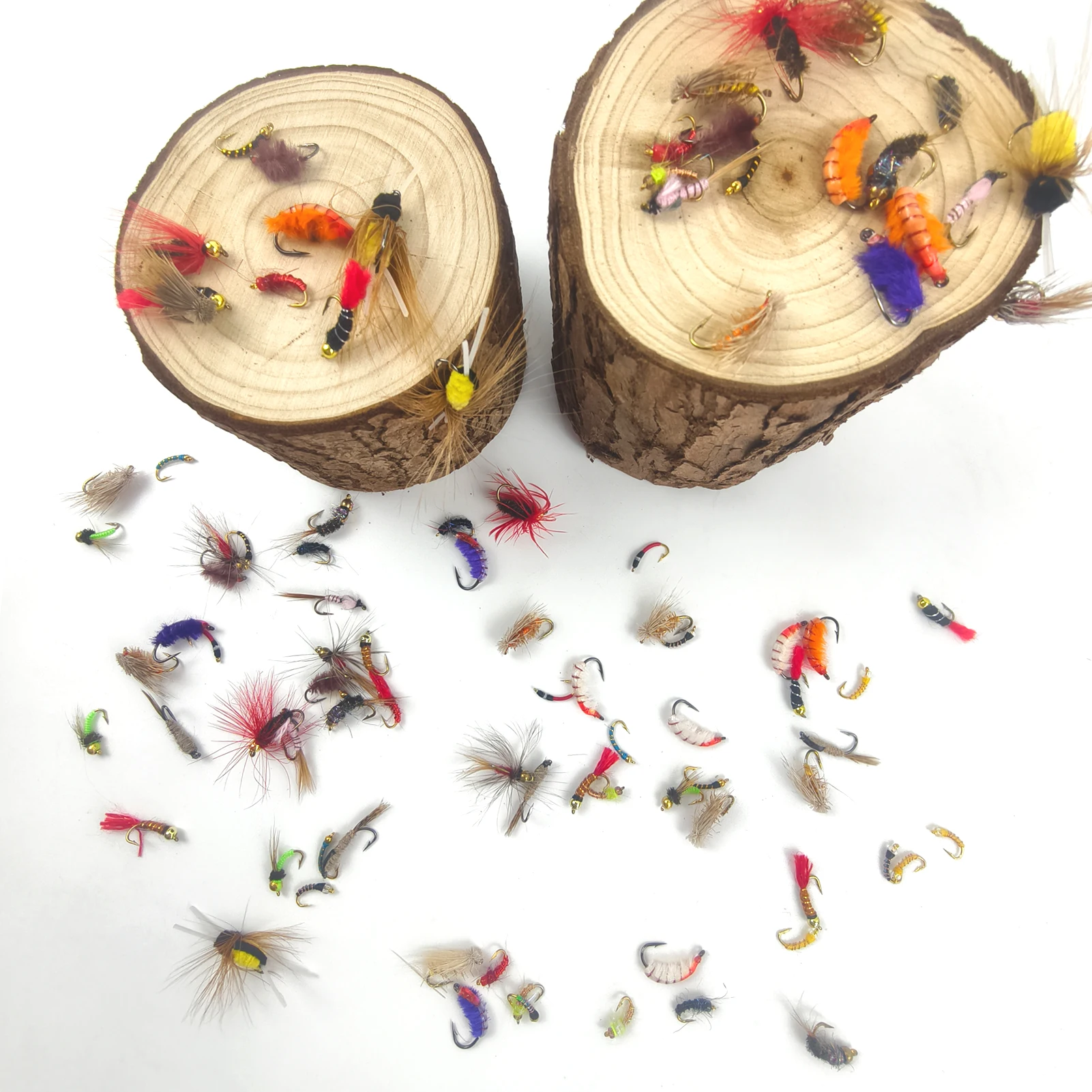 Moscas para Trucha FREE FISHER: Caddis y Scud en caja - imagen 5