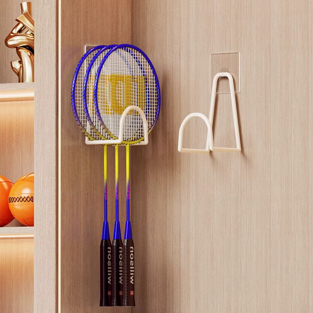 Soporte para Raquetas Adhesivo de Pared sin Taladro - imagen 4