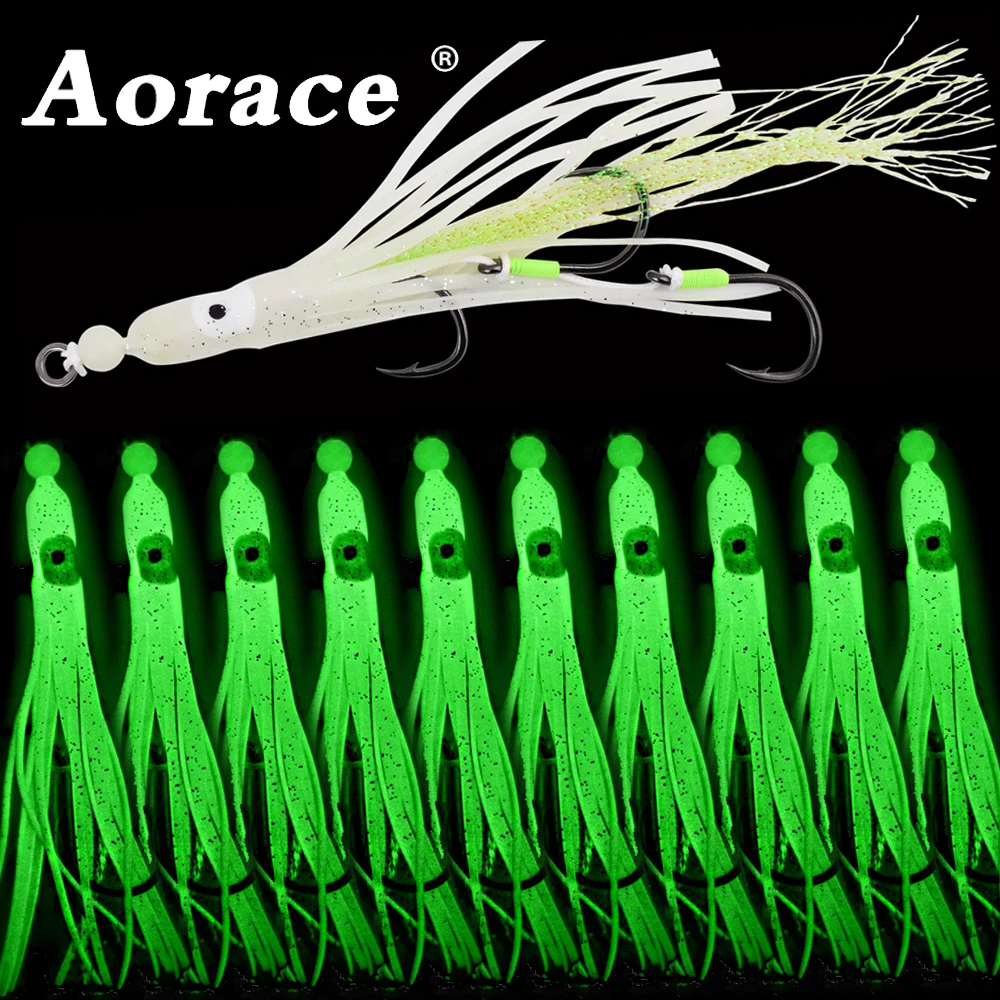 Señuelos de jigging lento luminosos para cebo blando en mar - imagen 5