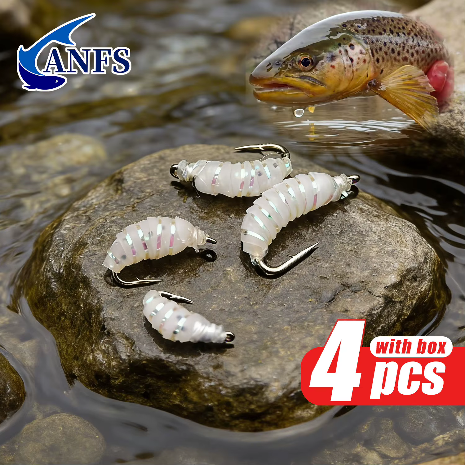 Moscas ninfa para trucha – Tamaños 12-18 - imagen 2