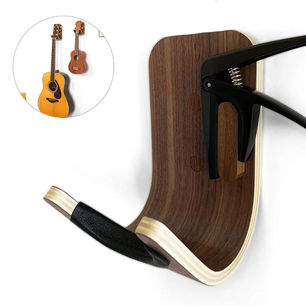 Soporte de pared con gancho para guitarra acústica y ukelele - imagen 5